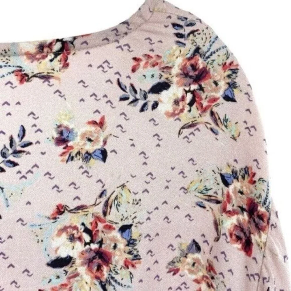 Maurices Plus Size Floral Boho Peasant Top - Picture 11 of 12